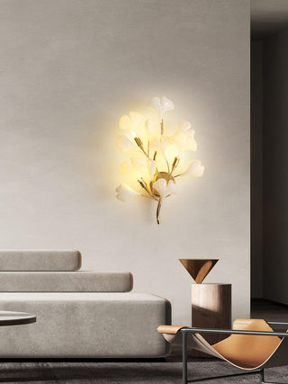 Wylie Applique Murale Postmoderne Luxe Gingko Céramique-Luire