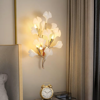 Wylie Applique Murale Postmoderne Luxe Gingko Céramique-Luire