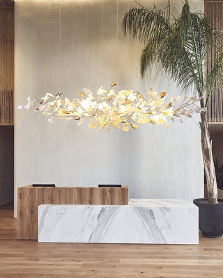 Unoryra Lustre Postmoderne Céramique Nuage Ginkgo