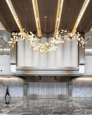 Olivia Céramique Gingko Lustre Pointe Volant