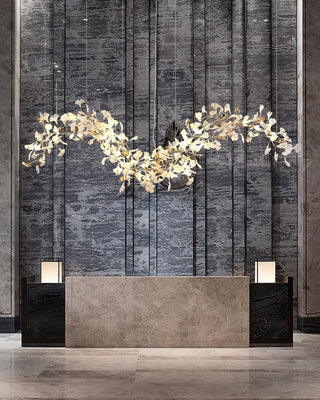Olivia Céramique Gingko Lustre Pointe Volant