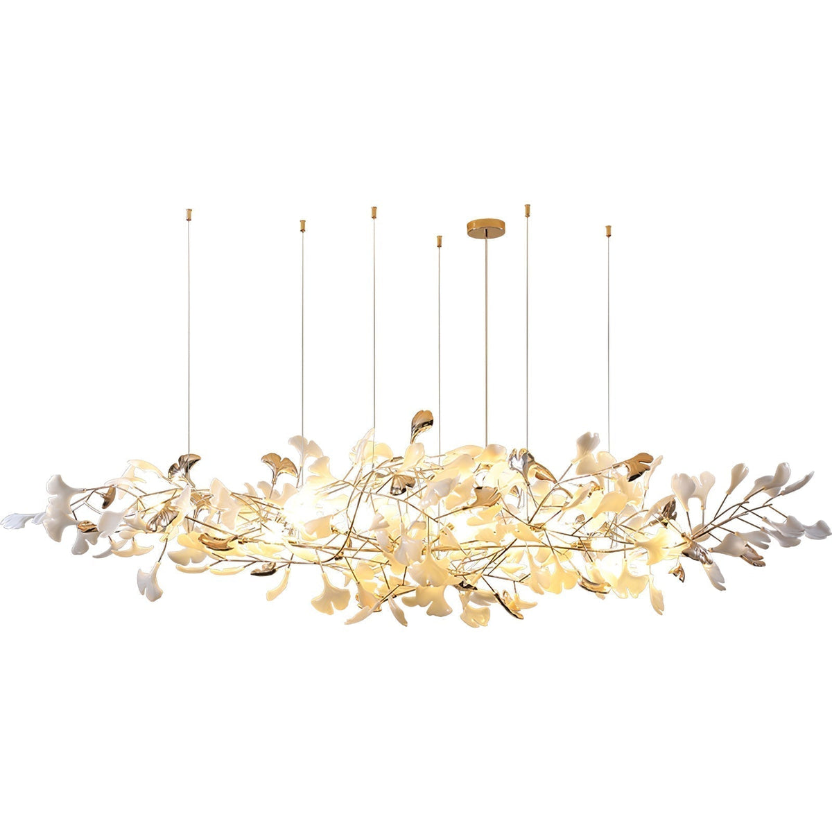 Celise Lustre Postmoderne Céramique Nuage Ginkgo