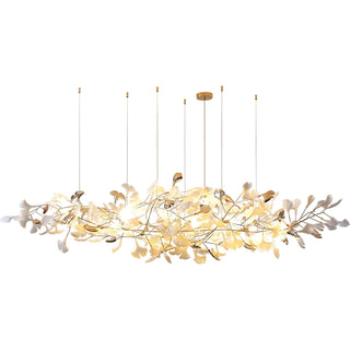 Unoryra Lustre Postmoderne Céramique Nuage Ginkgo