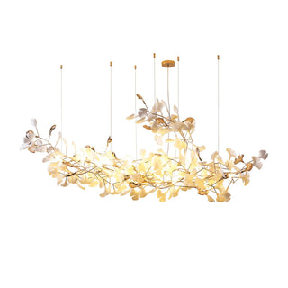 Unoryra Lustre Postmoderne Céramique Nuage Ginkgo