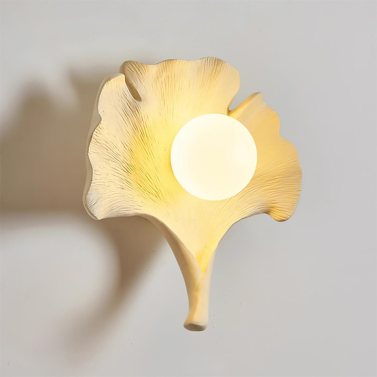 Olivia Ginkgo Leaf Shape Wall Lamp-Neutral Decor