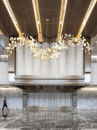 Olivia Céramique Gingko Lustre Pointe Volant