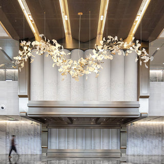 Olivia Céramique Gingko Lustre Pointe Volant