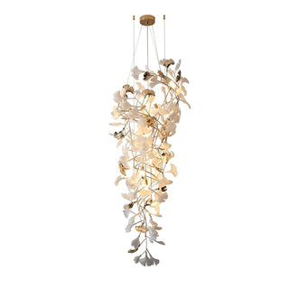 Olivia Céramique Gingko Cascadant Lustre
