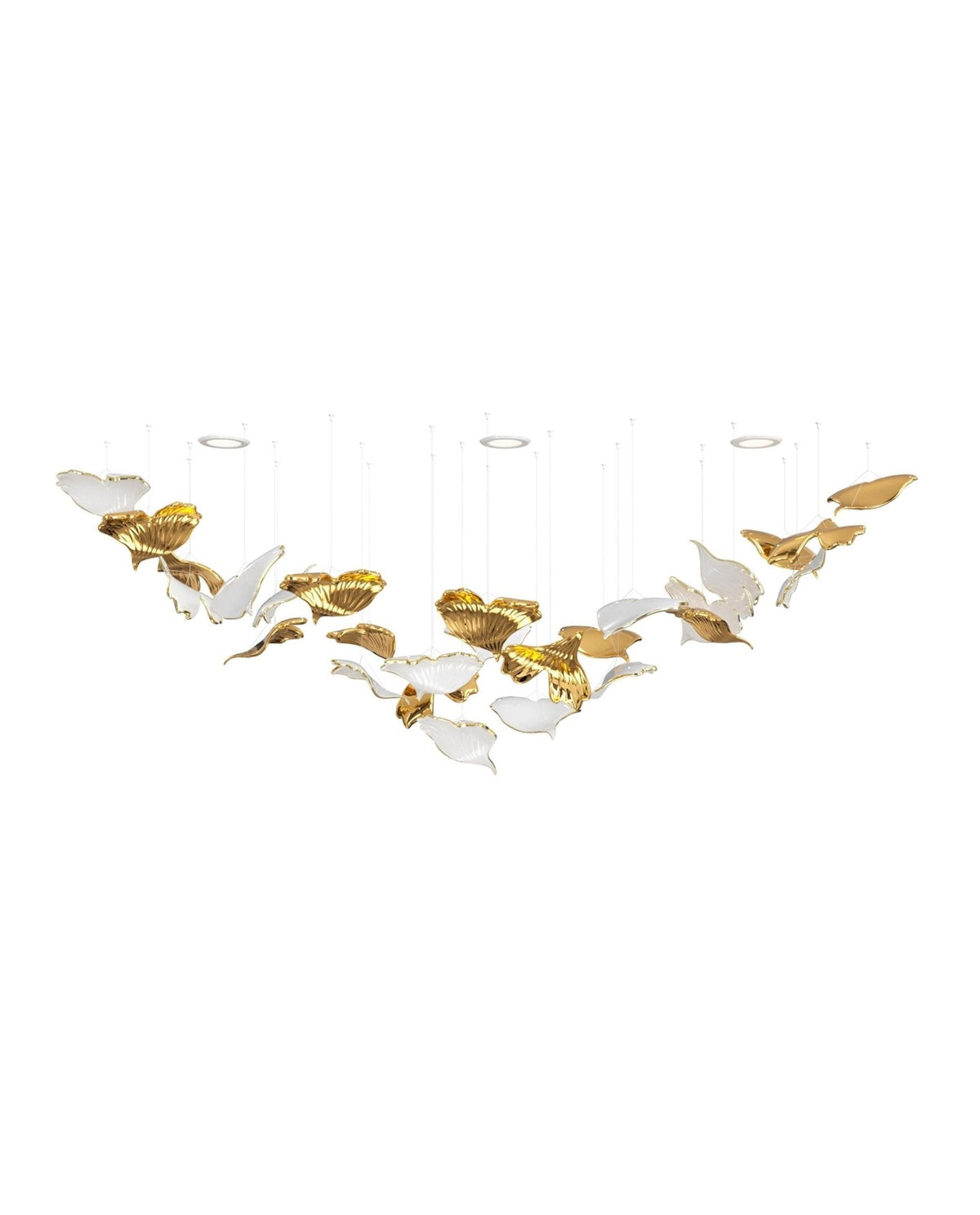 Ucareth Suspension Lumineuse en Forme de Feuille