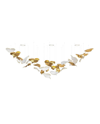 Ucareth Suspension Lumineuse en Forme de Feuille