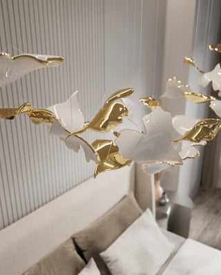 Ucareth Suspension Lumineuse en Forme de Feuille