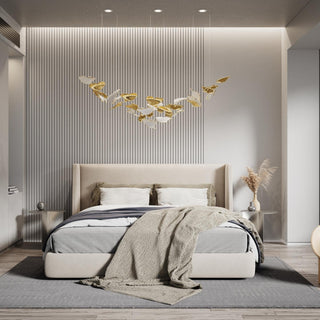 Ucareth Suspension Lumineuse en Forme de Feuille