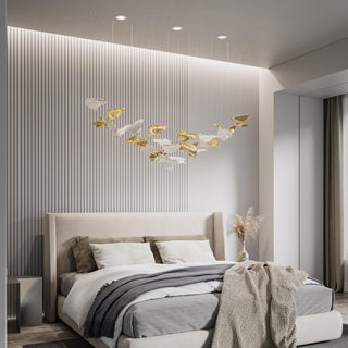 Ucareth Suspension Lumineuse en Forme de Feuille