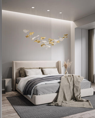 Ucareth Suspension Lumineuse en Forme de Feuille