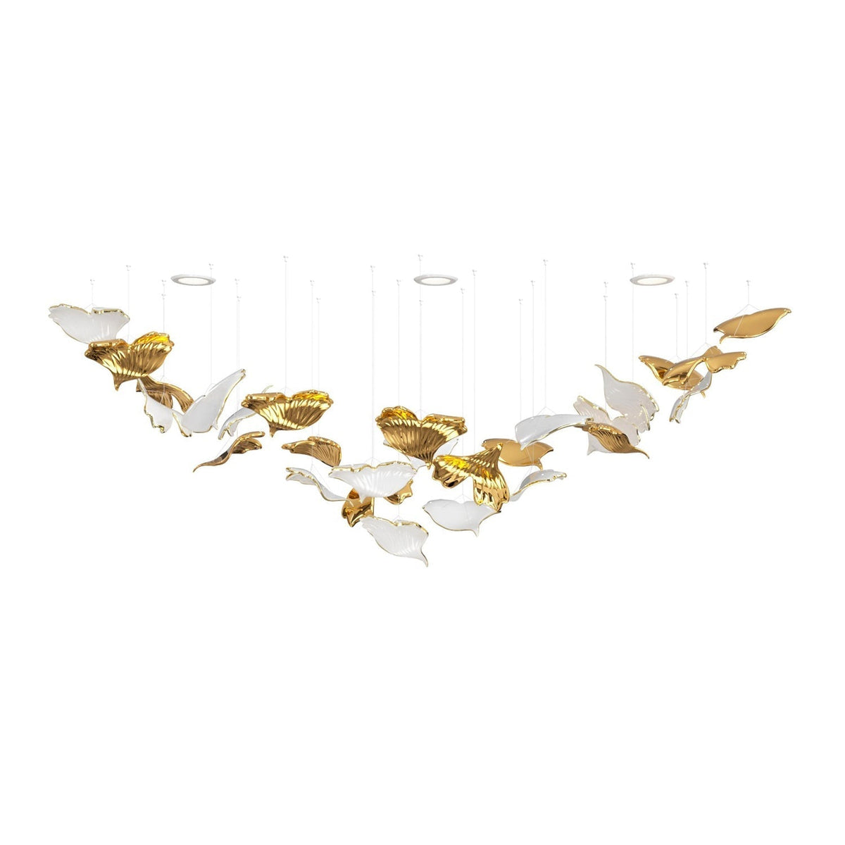 Ucareth Suspension Lumineuse en Forme de Feuille