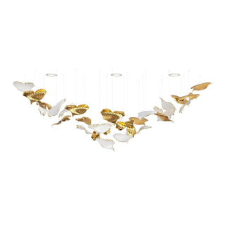 Ucareth Suspension Lumineuse en Forme de Feuille