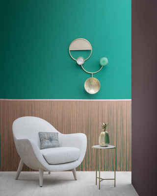 OrbitenApplique Murale en Laiton et Verre Moderne