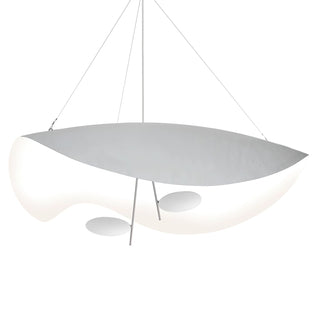 Lustra Suspension Lampe Abat-jour Courbé Noir et Or-Luire