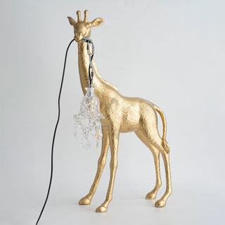 Fexl Lampadaire Sculpture Girafe Royale Luxueux
