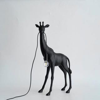 Fexl Lampadaire Sculpture Girafe Royale Luxueux