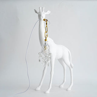 Fexl Lampadaire Sculpture Girafe Royale Luxueux