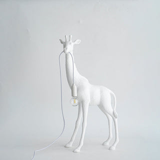 Fexl Lampadaire Sculpture Girafe Royale Luxueux