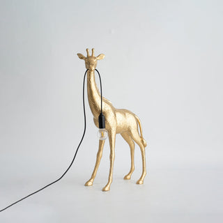 Fexl Lampadaire Sculpture Girafe Royale Luxueux