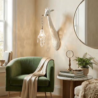 Giraffe Crystal Wall Lamp-Neutral Decor