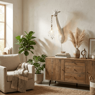 Giraffe Crystal Wall Lamp-Neutral Decor