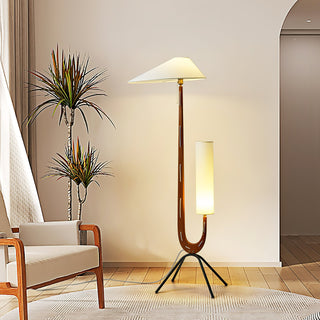 Novael Lampadaire en Tissu Scandinave