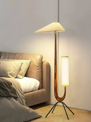 Novael Lampadaire en Tissu Scandinave