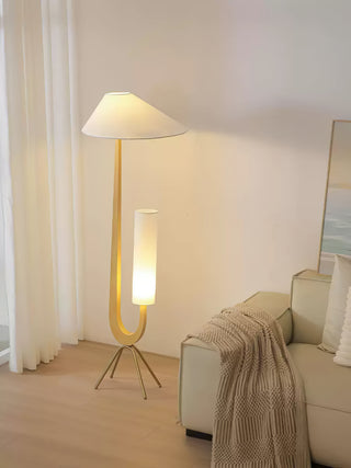 Novael Lampadaire en Tissu Scandinave
