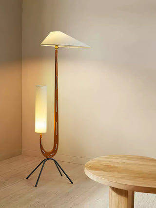 Novael Lampadaire en Tissu Scandinave