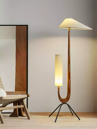 Novael Lampadaire en Tissu Scandinave