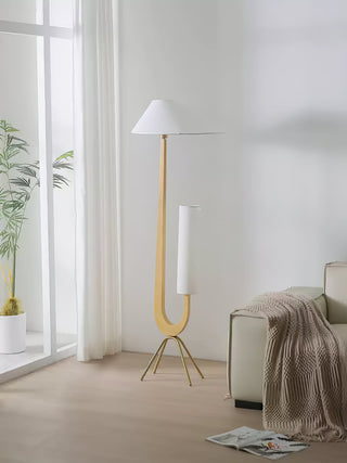 Novael Lampadaire en Tissu Scandinave