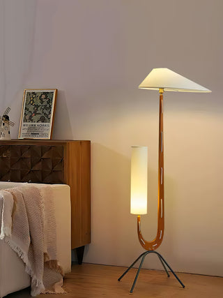 Novael Lampadaire en Tissu Scandinave