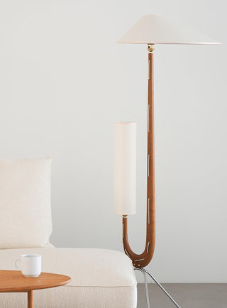 Novael Lampadaire en Tissu Scandinave
