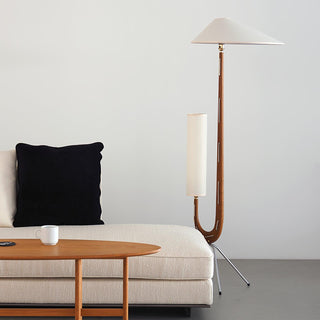 Novael Lampadaire en Tissu Scandinave
