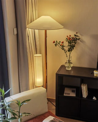 Novael Lampadaire en Tissu Scandinave