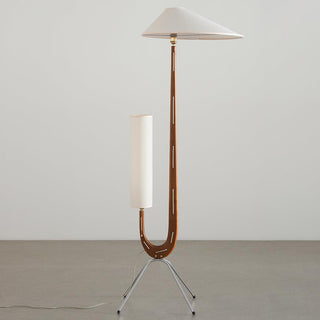 Novael Lampadaire en Tissu Scandinave