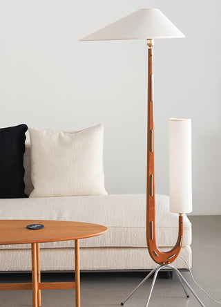 Novael Lampadaire en Tissu Scandinave