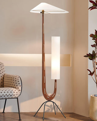 Novael Lampadaire en Tissu Scandinave