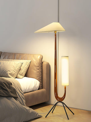 Novael Lampadaire en Tissu Scandinave