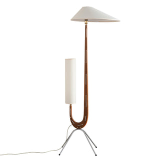 Novael Lampadaire en Tissu Scandinave