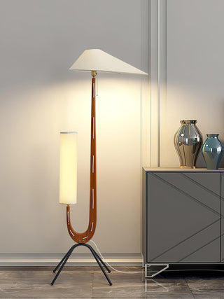 Novael Lampadaire en Tissu Scandinave