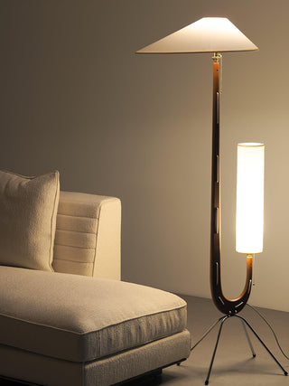 Novael Lampadaire en Tissu Scandinave