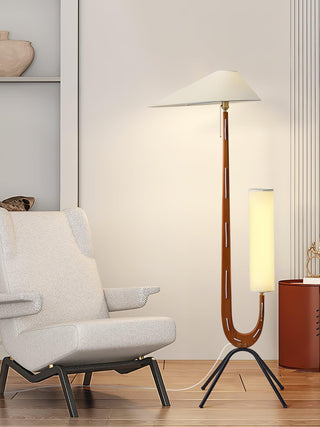 Novael Lampadaire en Tissu Scandinave