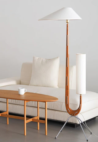 Novael Lampadaire en Tissu Scandinave
