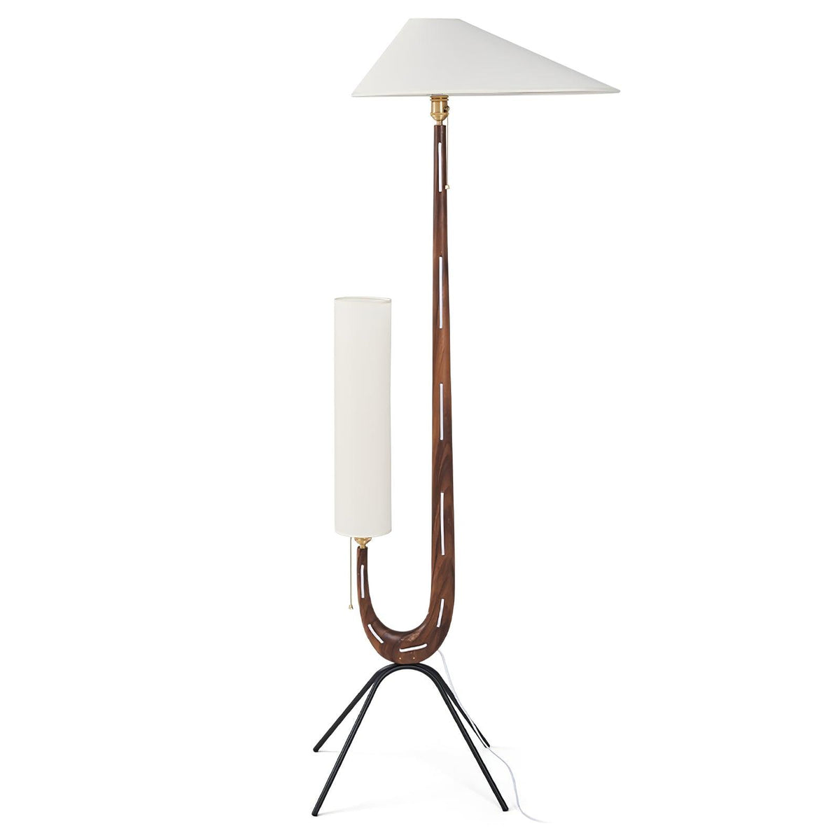 Novael Lampadaire en Tissu Scandinave