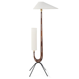 Novael Lampadaire en Tissu Scandinave